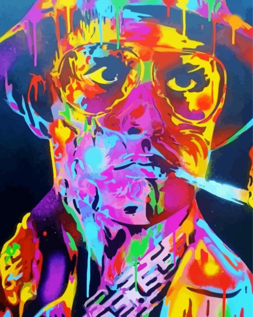 Hunter Stockton Thompson Pop Art Paint By Number