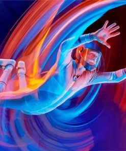 Indoor Skydiving Art Paint By Number