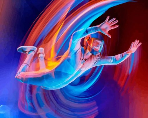 Indoor Skydiving Art Paint By Number