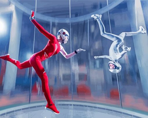 Indoor Skydiving Paint By Number