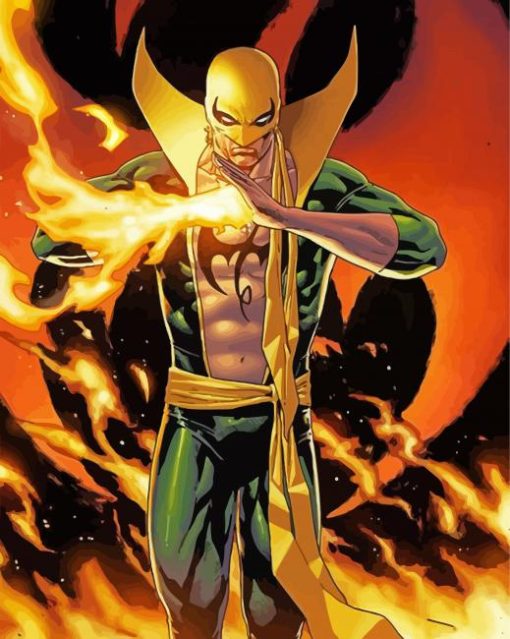 Iron Fist Hero Paint By Number