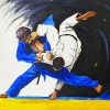 Judo Players Art Paint By Number