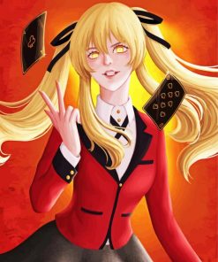 Kakegurui Mary Saotome Paint By Number