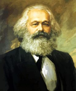 Karl Marx Portrait Art Paint By Number