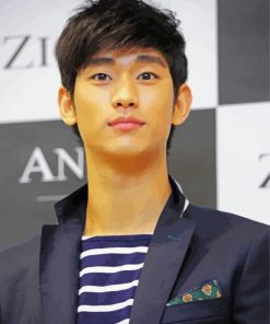 Kim Soo Hyun South Korean Actor Paint By Number