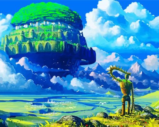 Castle In The Sky Animation Paint By Number