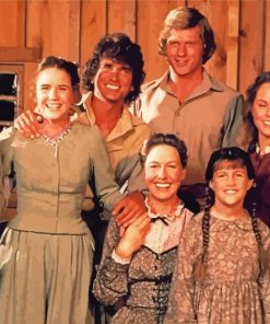 Little House On The Prairie Characters Paint By Number