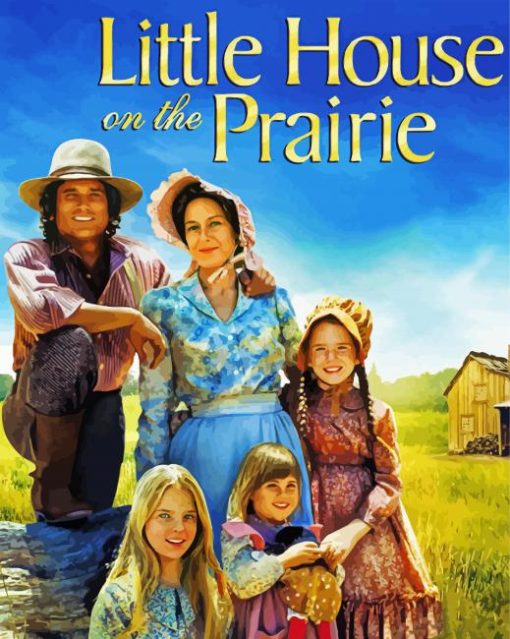 Little House On The Prairie Poster Paint By Number