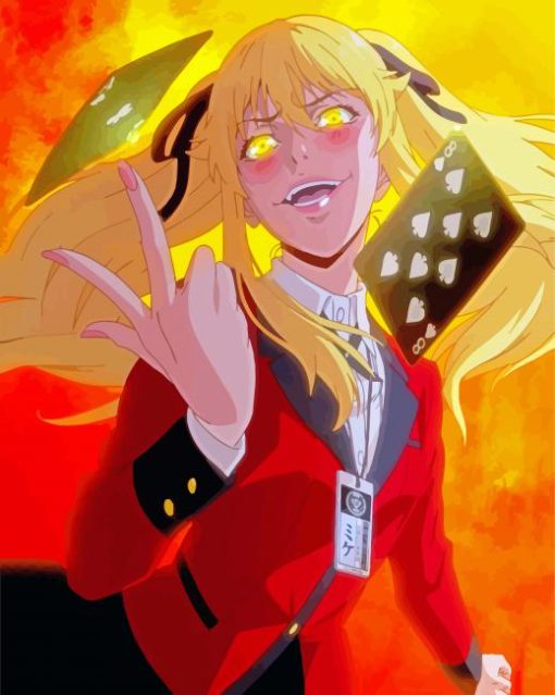 Kakegurui Mary Saotome Paint By Number