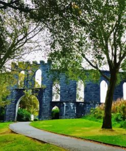 McCaigs Tower And Battery Hill Oban Paint By Number