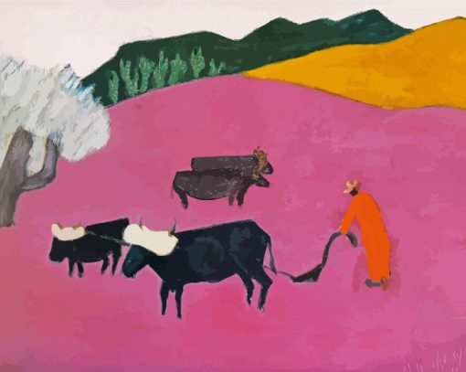 In Mexico And After By Milton Avery Paint By Number