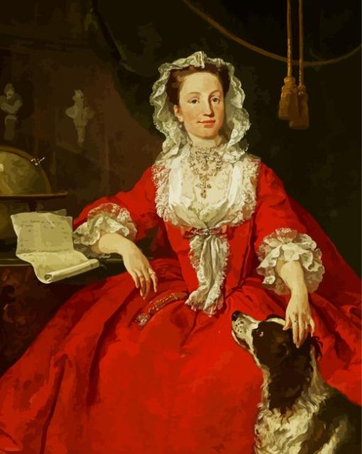 Miss Mary Edwards Hogarth Paint By Number