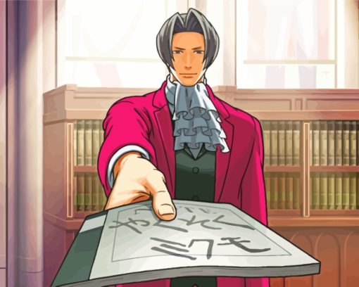 Mitsurugi Reiji Ace Attorney Paint By Number