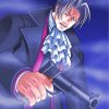 Mitsurugi Reiji With Gun Paint By Number