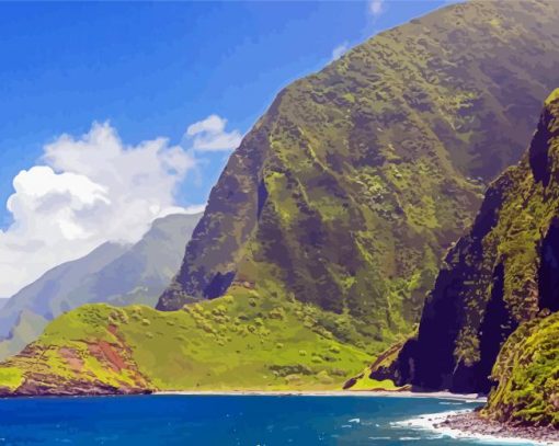 Molokai Island Paint By Number