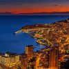 Aesthetic Monaco At Night Paint By Number