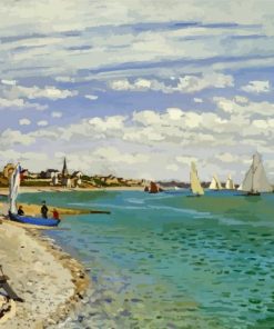 Monet The Regatta At Saint Addresse Paint By Number