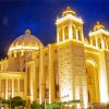 Morazán Plaza San Salvador At Night Paint By Number