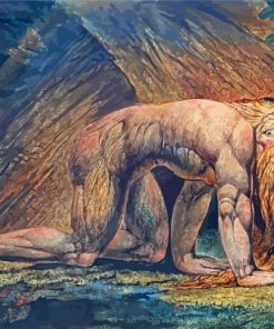 Nebuchadnezzar By William Blake Paint By Number