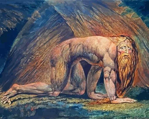 Nebuchadnezzar By William Blake Paint By Number