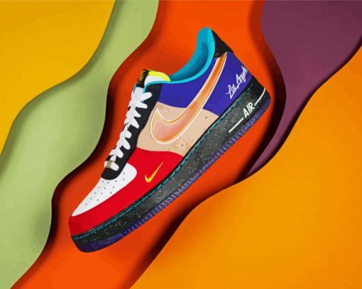 Nike Air Force Shoes Paint By Number