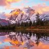 North Cascades National Park Reflection Paint By Number