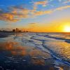 Ostend Beach At Sunset Paint By Number