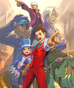 The Phoenix Wright Ace Attorney Game Paint By Number