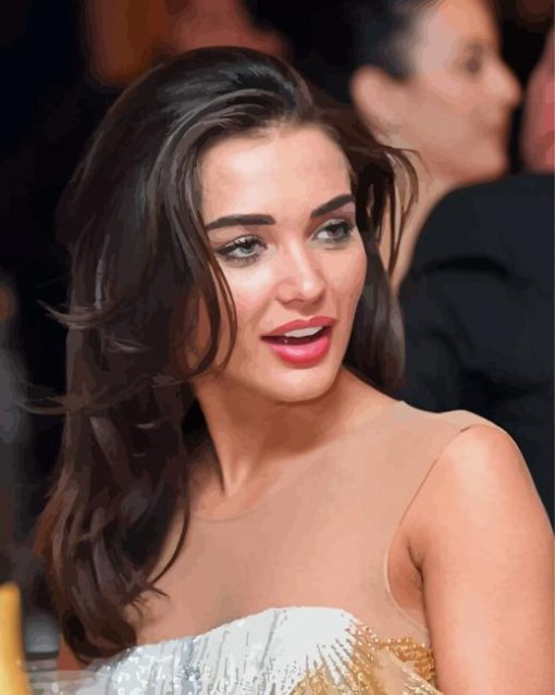 Pretty Amy Jackson Paint By Number