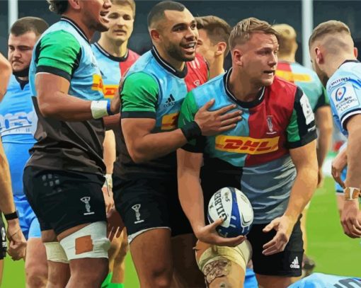 Quins Team Paint By Number