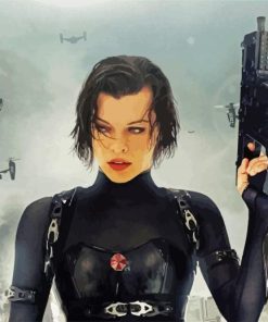 Resident Evil Movie Character Paint By Number