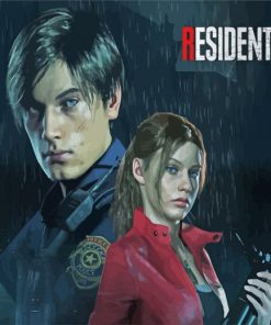 Resident Evil Paint By Number