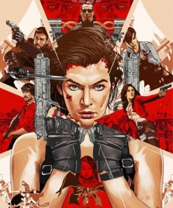 Resident Evil Poster Paint By Number