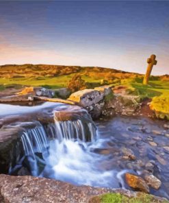 River In Dartmoor National Park Paint By Number