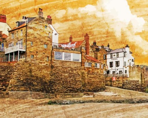 Robin Hoods Bay Art Paint By Number