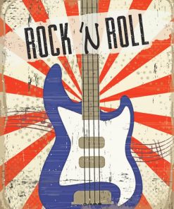 Rock And Roll Art -Paint By Number