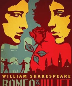 Romeo And Juliet Poster Paint By Number