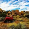 Rusty Red Truck In Pioneertown Paint By Number