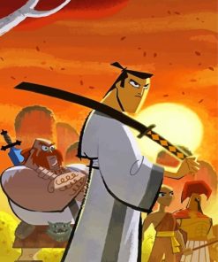 Samurai Jack Animated Movie Paint By Number