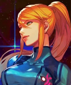 Samus Metroid Paint By Number