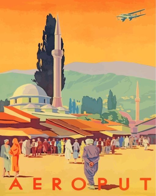 Sarajevo Poster Paint By Number