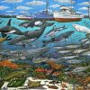 Sea Animals Art Paint By Number