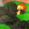 Sleeping Woman On Bed Paint By Number