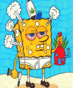 SpongeBob Stoner Paint By Number