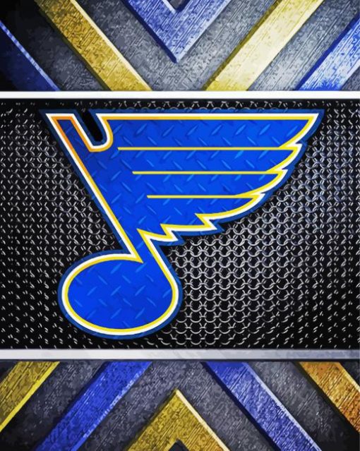 St Louis Blues Hockey Club Paint By Number