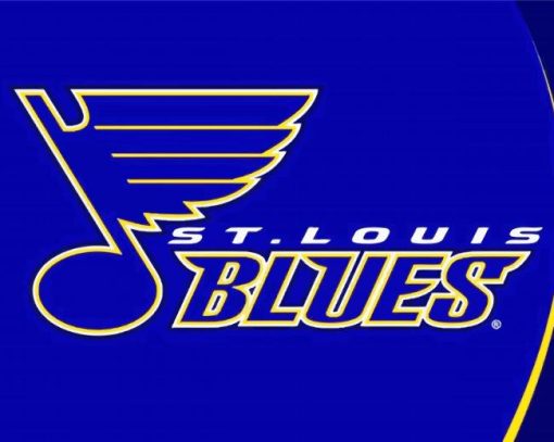 St Louis Blues Logo Paint By Number