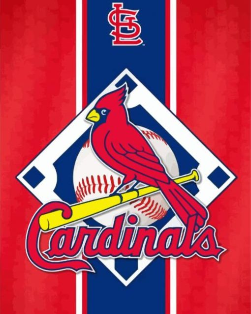 St Louis Cardinals Logo Paint By Number