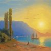 Sunset Over Yalta By Ivan Aivazovsky Paint By Number