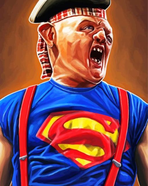 Super Sloth From The Goonies Paint By Number