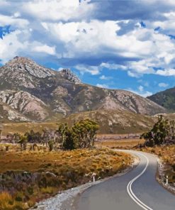 Aesthetic Tasmania Mountains Paint By Number